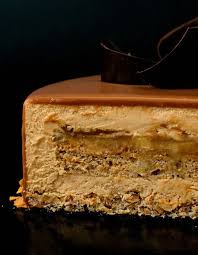 Banana Dulcey Entremet Entremet Cu Banane Si Ciocolata Recipe Entremet Recipe Pastry Dessert Recipes