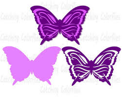 Download Free Butterfly Svg Cut File 3d Paper Butterflies Free Template