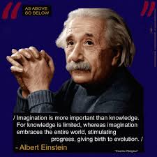 Knowledge or imagination is more important?