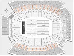 Lincoln Financial Field Seating Chart For Kenny Chesney