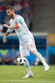 Sergio Ramos Of Spain In Action During The 2018 Fifa World Cup Russia Sergio Ramos Fifa Football Is Life