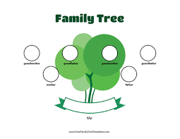 download this basic three generation family tree template