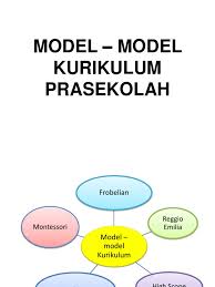 Kurikulum ditentukan dan ditetapkan oleh sesebuah negara itu melalui kementerian pendidikan. Model Model Kurikulum Prasekolah
