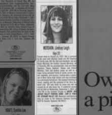 Obituary for Lindsay Leigh MERSHON (Aged 22)