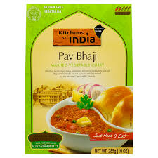 Mashed fresh vegetables simmered in butter, . Save On Kitchens Of India Entree Pav Bhaji Mashed Vegetable Curry Natural Order Online Delivery Giant