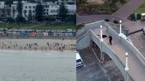 “Heroico” transeúnte se enfrenta a uno de los atacantes en Bondi Beach,  Australia