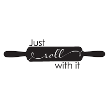 Roll With It Wall Quotes Decal Wall Quotes Decals Kitchen Decor Wall Art Pin Logo