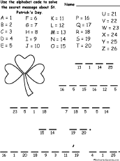 Have fun learning new vocabulary words with your students when you print out any of these six new printables. Math Activities St Patrick S Day Crafts For Kids Enchanted Learning Software