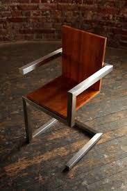 The Design Walker Metal And Wood Chairs Industrial Metal Chairs Metal Chairs