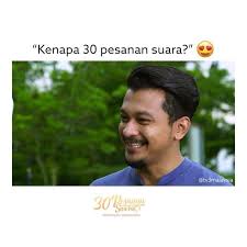 Judul > drama 30 pesanan suara jumlah episod > 30 episod waktu siaran : Tv3 Malaysia So Selama Ni Korang Nak Tahu Apa Maksud 30