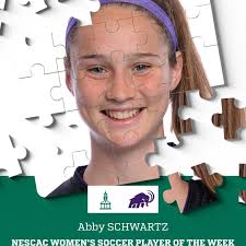 NESCAC Players of the Week 🏑Georgia Adams, @wes_athletics 🏈Chartellis  Reece, @TuftsJumbos 🏈Luke Harmon, @AmherstMammoths 🏈Matthew Jumes,  @BantamSports ⚽️Tyler Huck, @GoUBears ⚽️Abby Schwartz, @AmherstMammoths  🏐Katherine Randall ...