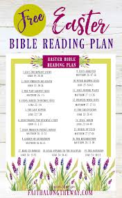 Easter Bible Reading Plan Printable