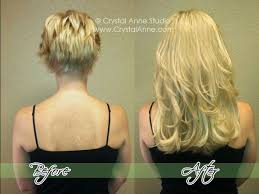 Make sure you choose a reputable stylist and see his/her extension work in before after client photos. Hair Extensions For Short Hair Long Hair Extensions Hair Extensions Before And After