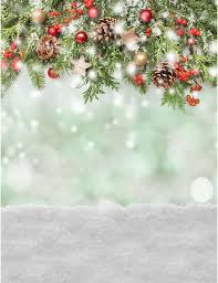 Firtree For Christmas With Bokeh Background And Snow Floor Photography Backdrop Christmas Backdrops Christmas Lights Backdrop Photo Backdrop Christmas