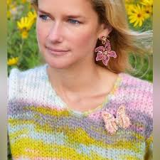 FINAL SALE LAST ONE Mignonne Gavigan Estefania Statement Lux Earrings