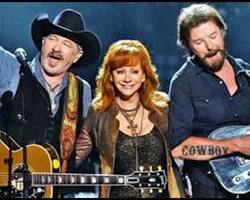 Brooks and Dunn Reba McEntire Cowgirls Dont Cry live performance, do AI tạo