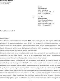 In Qualita Di Responsabili Del Servizio Clienti Ikea In Italia Ricevete La Lettera Di Protesta Allegata Pdf Free Download