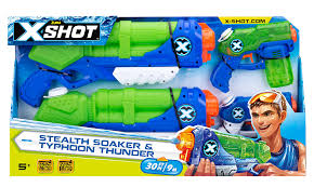 You will now have a loaded water gun. X Shot Water Blaster Value Pack Typhoon Thunder And Stealth Soaker By Zuru Walmart Com Walmart Com