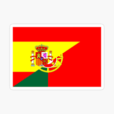Flagge von portugal portugiesische küche flaggen der welt, flagge, ball, kreis png. Spanien Portugal Flagge Leinwanddruck Von Tony4urban Redbubble