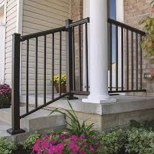 Black Aluminum Deck Railing Freedom Common 3 4 In X 3 4 In X 40 In Actual 0 75 In X 0 75 In X 33 In Mix And Match Matte Black Alumi In 2020 Aluminum Decking Deck Stair Railing Deck Balusters