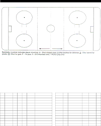 Hockey Shot Chart Scoring Summary Template In Word And Pdf