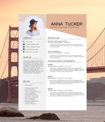 Modern Resume Template Cv Template By Hedgehogboulevard On Etsy If You Re A User Expe Modern Resume Template Cv Template Professional Graphic Design Resume