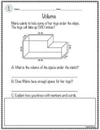 Volume Missing Length Fifth Grade Math 5th Grade Math Volume Math