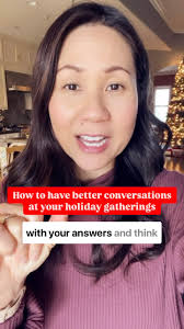 ✨Want to have better conversations at your holiday gatherings with your  family & friends?, Start with this simple tip:, 👉🏽 Be intentional with  your answer to: “How are you?”, Go beyond the typical ...