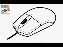 Most of this elements are not so difficult to draw since they are all made but for this drawing tutorial, we will try to go for a laptop. Relax Your Mind Learn How To Draw Computer Mouse Very Easy Tutorial Youtube