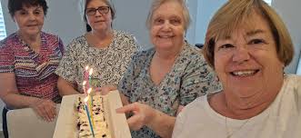 Celebrating birthdays before mahjongg games