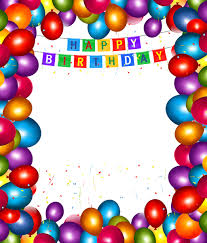 Happy Birthday Images For Kids Hd Happy Birthday Transparent Balloons Png Frame Happy Birthday Frame Happy Birthday Kids Happy Birthday Free