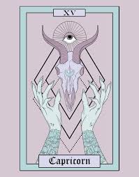 Capricorn's cycle of neverending work and its need to succeed is represented in its tarot card, the devil. Amethyst Pastel Capricorn Tarot Zodiac Art Print Etsy In 2021 Capricorn Art Zodiac Capricorn Art Zodiac Art