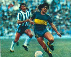 Boca Juniors 1981 Maradona Contra Talleres De Cordoba Debut Oficial Club Atletico Boca Juniors Boca Juniors Talleres De Cordoba