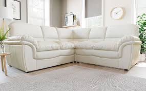 The cheradi corner sofa is available in the chaise left or. Rochester Ivory Leather Corner Sofa Furniture And Choice