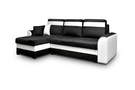 Weiße sofas couches auf ladenzeile de entdecken sie unsere riesige auswahl an reduzierten. Ecksofa Schlafsofa Joel Schwarz Weiss Ottomane Links Ecksofas Polstermobel Wohn Essbereich Fun Mobel