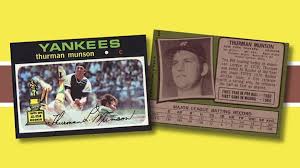 Exploring the 1971 Topps Thurman Munson Card and City Connect Swatch Relics