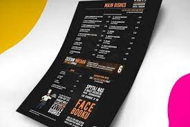 Download Free Menu Card Mockup Psd A4 Template 2021 Daily Mockup