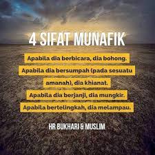 Empat ciri orang munafik ini ternyata akan membawa dia ke azab yang menyedihkan. Kata Kata Ciri Orang Munafik