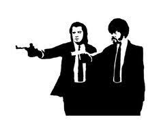 Pulp Fiction Silhouette Pulp Fiction Pulp Fiction Tattoo Pul Fiction