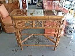 Bamboo Fretwork Console Table For The Entry Console Table Table Bamboo