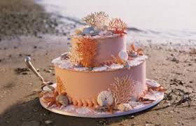 Huge sale on all ocean themed cake decorations now. Beach Wedding Cakes Lovetoknow