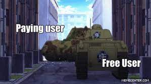 Paying User Vs Free User 9gag