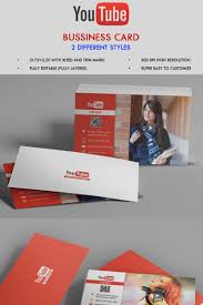 Youtube Channel Business Card Corporate Identity Template 68081 Business Cards Corporate Identity Corporate Business Card Youtube Business