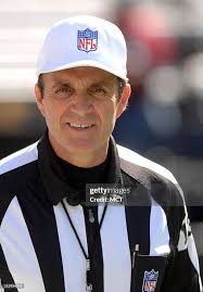 NFL referee Pete Morelli is shown before a game between the Baltimore...  News Photo