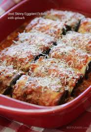 Best Skinny Eggplant Rollatini With Spinach Recipe Recipes Skinny Taste Recipes Eggplant Rollatini
