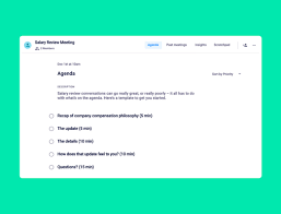 We would like to gladly inform you that your salary will be increased by some figure starting some date. Salary Review Meeting Agenda Tips And Advice Hypercontext