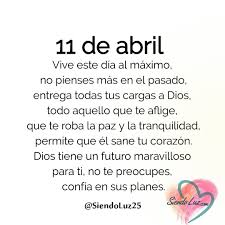 11 De Abril Dios Oracion A Dios Padre Palabra De Vida