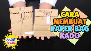 Cara nak buat paper bag ~~story of my chantique~~: Cara Membuat Paper Bag Kado Simple Diy Youtube