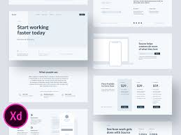 Source Wireframes For Adobe Xd Adobe Xd Wireframe User Experience Design Inspiration