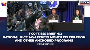 PCO Press Briefing with DA-PhilRice 11/09/2023